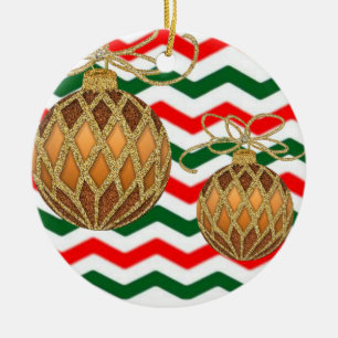 Cerâmica Ornamento do Círculo de Natal