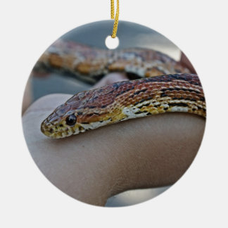 CERÂMICA ORNAMENTO DO COBRA DE MILHO