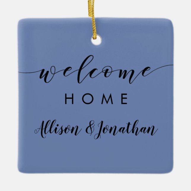 Cerâmica Ornamento do corretor de imóveis, obrigado do (Frente)