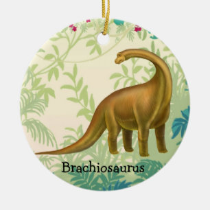 Cerâmica Ornamento do dinossauro do Brachiosaurus de Brown