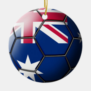 Cerâmica Ornamento do futebol de Austrália