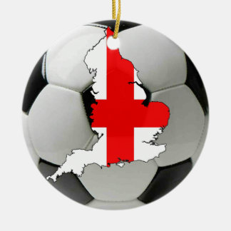 Cerâmica Ornamento do futebol de Inglaterra