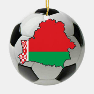 Cerâmica Ornamento do futebol do futebol de Belarus