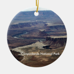 Cerâmica Ornamento do parque nacional de Canyonlands
