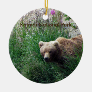 Cerâmica Ornamento do parque nacional de Katmai