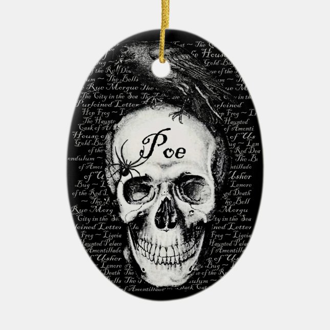 Cerâmica Ornamento do ponto de entrada do corvo (Frente)