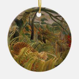 Cerâmica Ornamento do Tigre de Rousseau