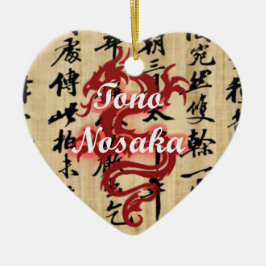 Cerâmica Ornamento do Xmas de Tono