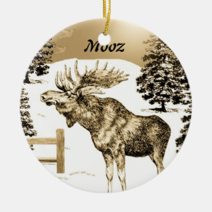 Cerâmica Ornamento dos alces do ~ de MOOZ