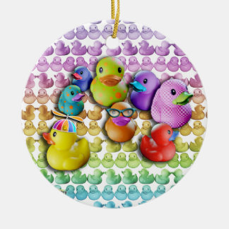 Cerâmica Ornamento - Duckies de borracha, borracha Ducky