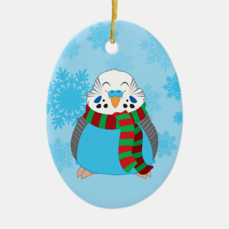 Cerâmica Ornamento Duplo dos Orçamentos de Natal