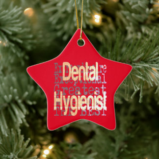Cerâmica Ornamento Extraordinário de Higienista Dental