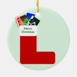 Cerâmica Ornamento Feliz de Natal