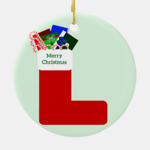Cerâmica Ornamento Feliz de Natal