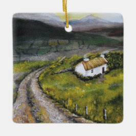Cerâmica Ornamento Irlandês Árvore de Natal Irlanda