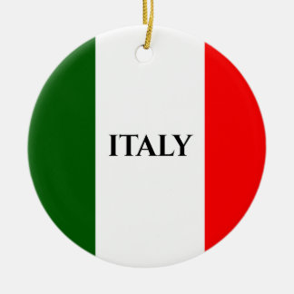 Cerâmica Ornamento italiano de Design de bandeira