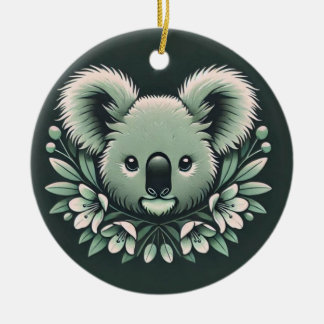 Cerâmica Ornamento Koala / decoração de enforcamento Koala
