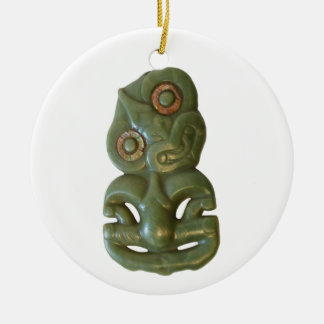 Cerâmica Ornamento maori de Hei-Tiki