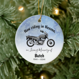 Cerâmica Ornamento Memorial de Motocicleta Personalizado