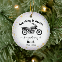 Ornamento Memorial de Motocicleta Personalizado