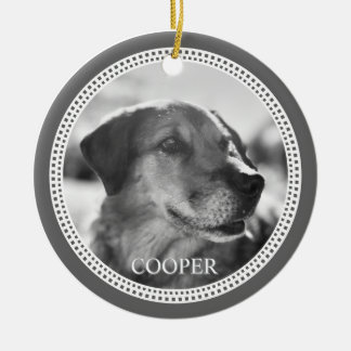Cerâmica Ornamento Moderno Personalizado com Nome de Pet Re