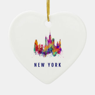 Cerâmica Ornamento Nyc| Ornamento de Nova Iorque| Presentes