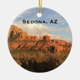 Cerâmica Ornamento Paisagem de Rochas Vermelhas Sedona Ariz