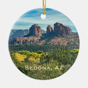 Cerâmica Ornamento Paisagem de Rochas Vermelhas Sedona Ariz