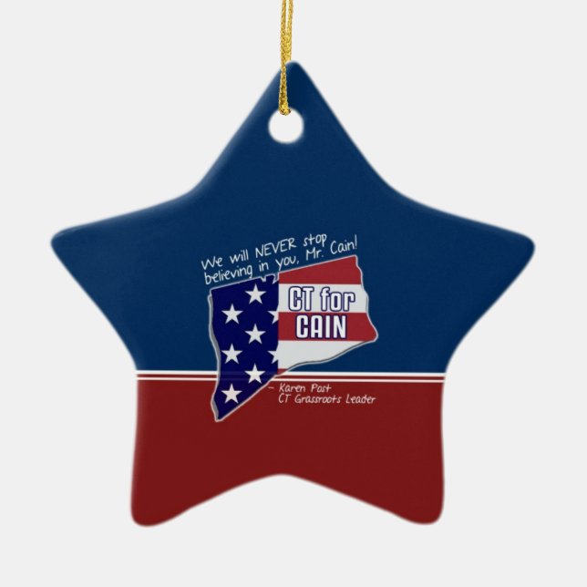 Cerâmica Ornamento para o cargo de Karen. Líder do CT para (Frente)