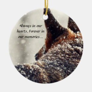 Cerâmica Ornamento perdido do animal de estimação