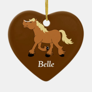 Cerâmica Ornamento Personalizado BÉLGICO de Cavalo de Rascu