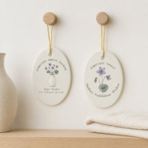 Ornamento Personalizado da Flor de Nascimento Viol