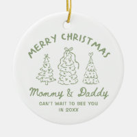 Ornamento Personalizado de Anúncio de Bebê Caprich