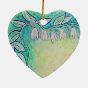 Cerâmica Ornamento Personalizado de Arte de Flores de Jardi