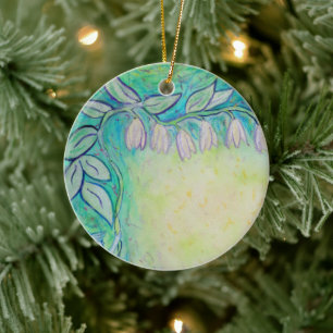 Cerâmica Ornamento Personalizado de Arte do Jardim das Flow