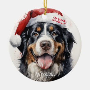 Cerâmica Ornamento Personalizado de Cães de Montanha Bernês