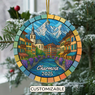 Cerâmica Ornamento Personalizado de Caracteres de Vidro Est