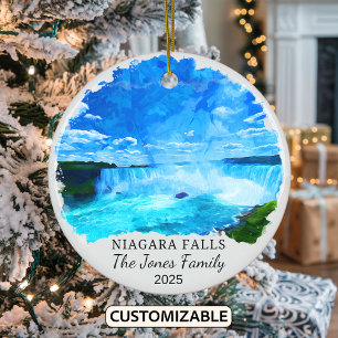 Cerâmica Ornamento Personalizado de Cataratas Niágara, Nova