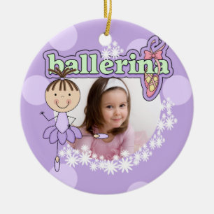 Cerâmica Ornamento Personalizado de Fotomia de Ballerina