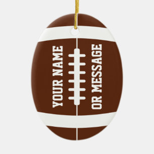 Cerâmica Ornamento Personalizado de Futebol Bastante