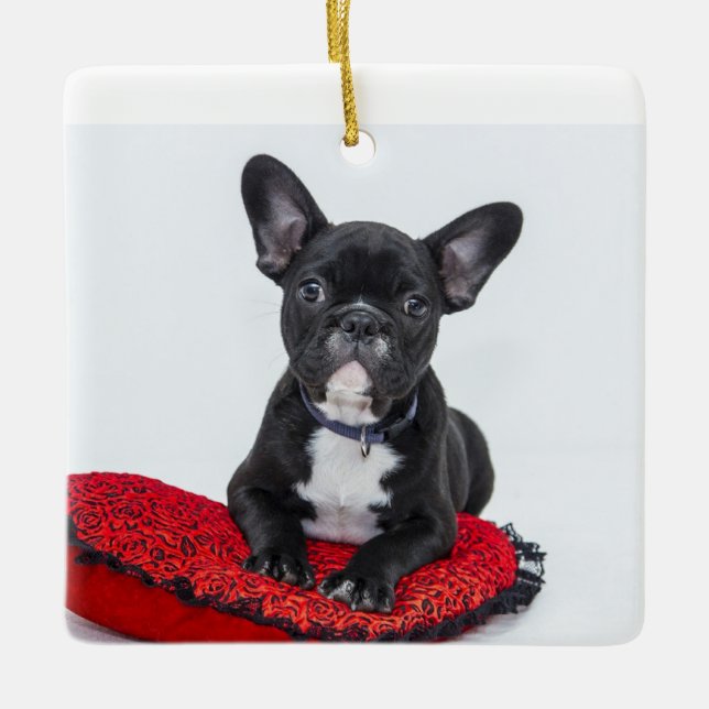 Cerâmica Ornamento Personalizado de Guarda Acritiva Familia (Frente)