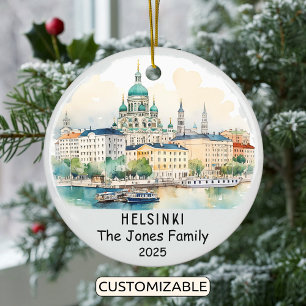 Cerâmica Ornamento Personalizado de Helsínquia, Finlândia