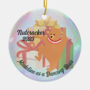 Cerâmica Ornamento Personalizado De Invólucro - Ursos Dança