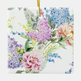 Cerâmica Ornamento pintado mão bonito & elegante de |