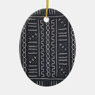 Cerâmica Ornamento preto & branco de Mudcloth