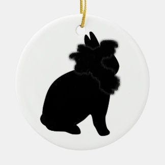 Cerâmica Ornamento preto de Lionhead