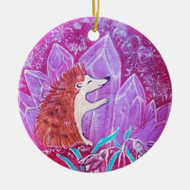 Cerâmica Ornamento Redondo Cerâmico de Enfermagem (Frente)