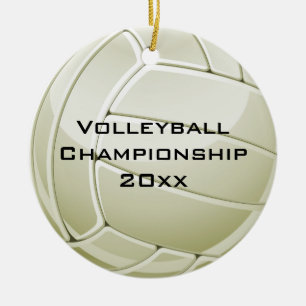 Cerâmica Ornamento Redondo de Design de Voleibol