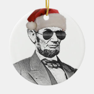 Cerâmica Ornamento secreto da árvore de Natal do papai noe