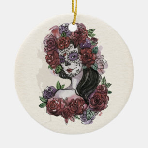 Cerâmica Ornamento simples de Desenhado mão Diâmetro de l